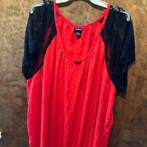 Red blouse